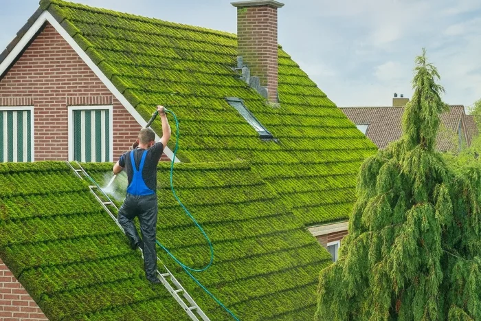Démoussage toiture et et entretien des gouttières à Poitiers